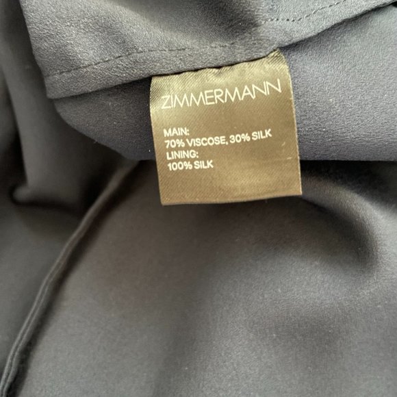 ⭐️HOST PICK⭐️ Zimmerman Esplanade Burnout Dress French Navy AU3 (AU14) RRP $595 - Picture 10 of 10